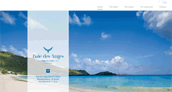 Desktop Screenshot of hotel-baie-des-anges.com